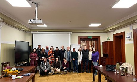 Gruppenfoto von Projektpartnern